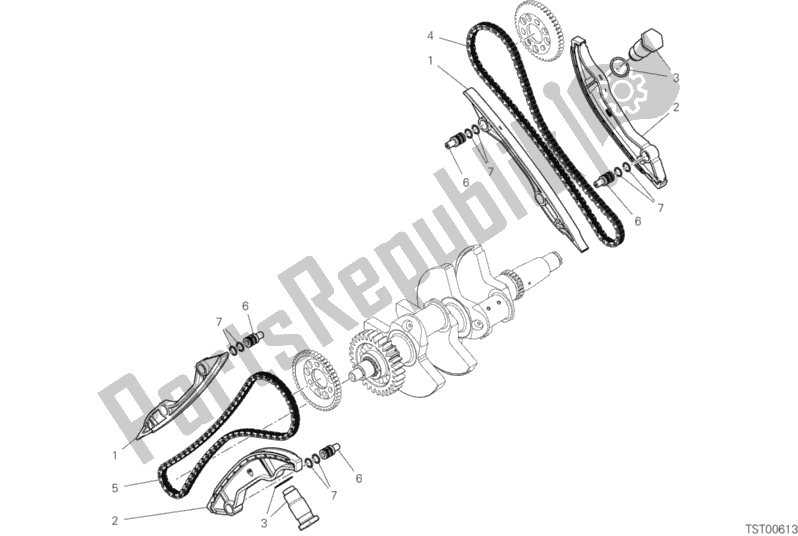 Todas las partes para Distribuzione de Ducati Superbike Panigale V4 1100 2019